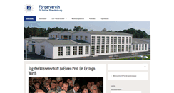 Desktop Screenshot of fv-fhpol-bb.de